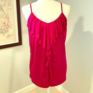 DKNYC spaghetti strap dressy tank